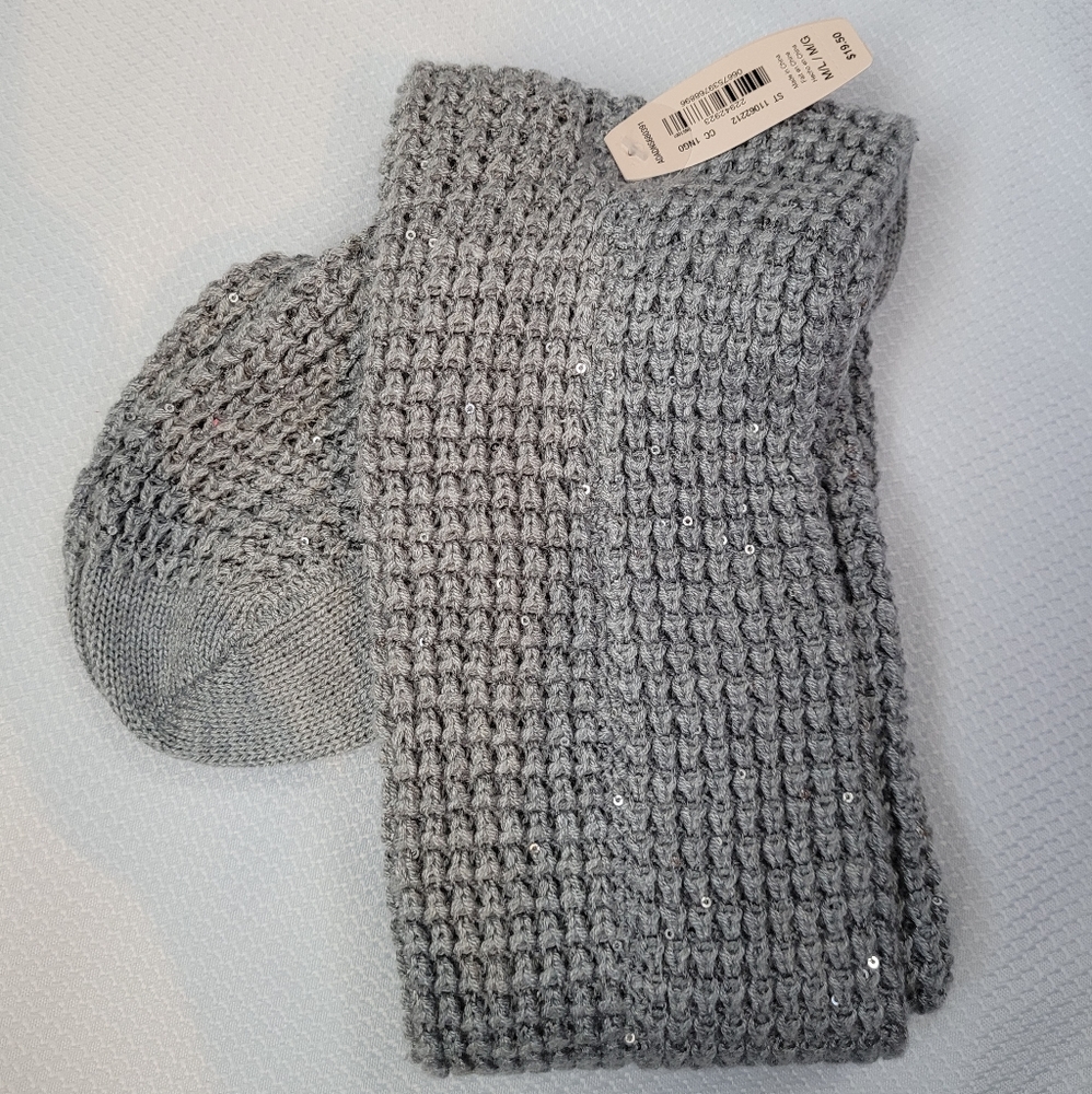 NWT Long Silver Socks Victoria's Secret